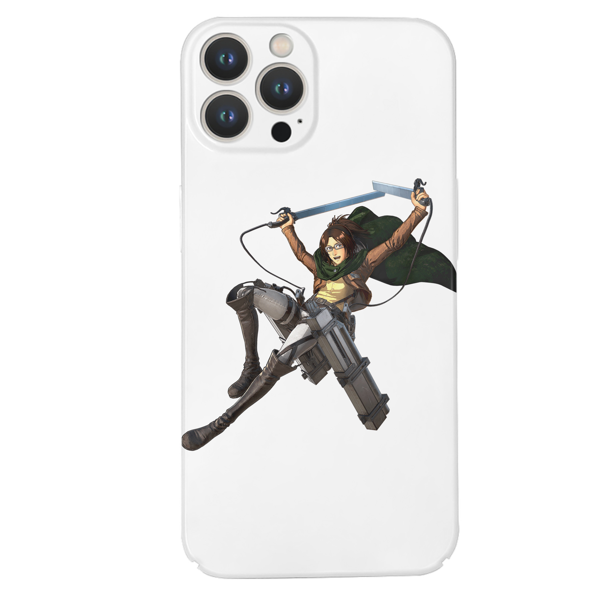 （画像用） 進撃の巨人 ハンジ·ゾエ Attack on Titan Hanji Zoe 【iPhone 14シリーズ対応】ハードケース